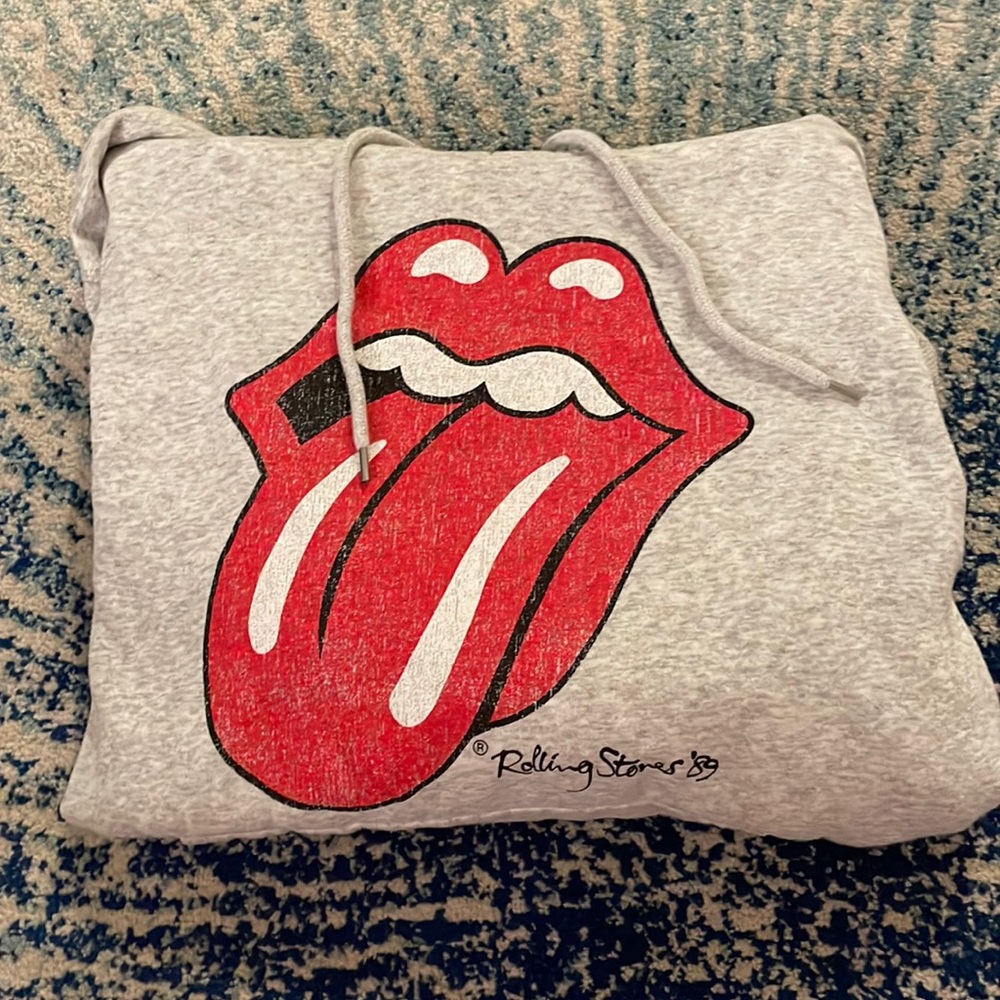 Rollin stones gray hoodie